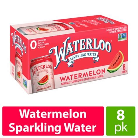 Waterloo Watermelon Sparkling Water, 8 pk / 12 fl oz - Kroger