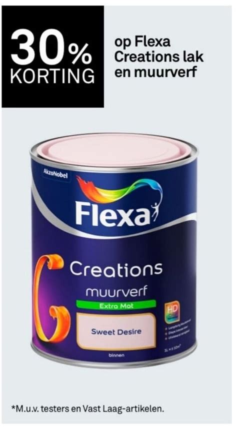 Op Flexa Creations Lak En Muurverf Aanbieding Bij Karwei