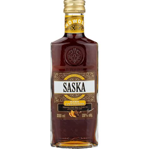 Likier Saska Kawa z Pomarańczą 200 ml