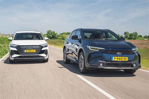 Vergelijkende Test Subaru Solterra Vs Audi Q E Tron Sportback