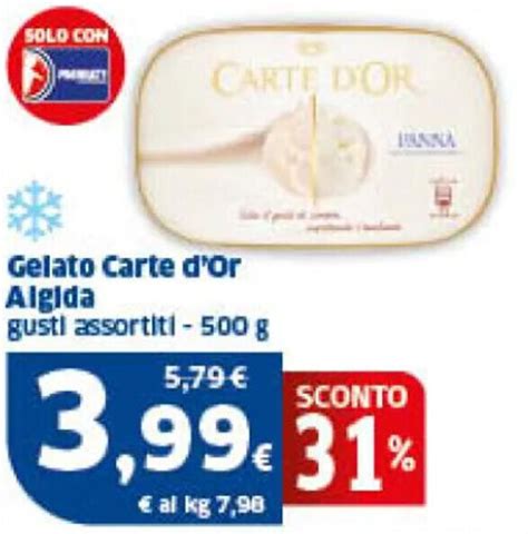 Gelato Carte D Or Algida Gusti Assortiti 500 G Offerta Di Sigma