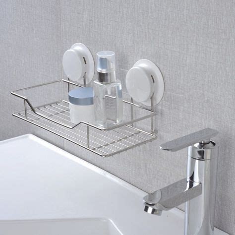 Bathroom Organizer Wall Shelf Stainless Steel Bathroom Guide By Jetstwit