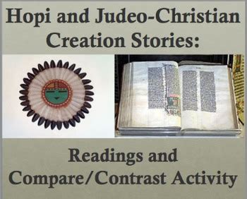 Creation Stories Readings And Venn Diagram Comparison By Living History