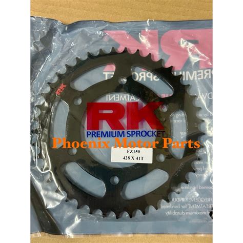 428 Yamaha Y15ZR Y16ZR FZ150 RK 428 Black Tamashii Steel Sprocket