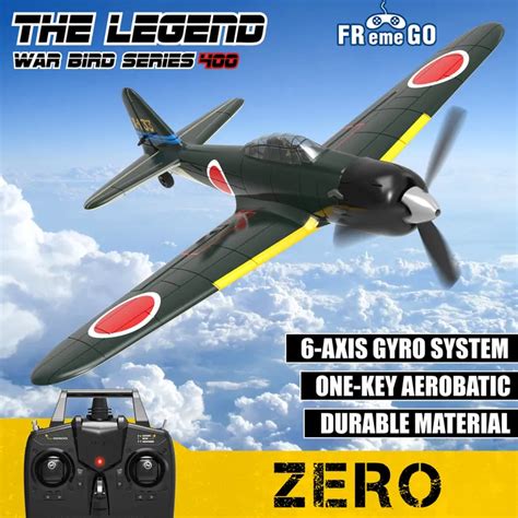 Electric/RC Aircraft Zero RC Plane 2.4G 4CH Remote Control Airplane EPP 400mm Wingspan 6 Axis ...