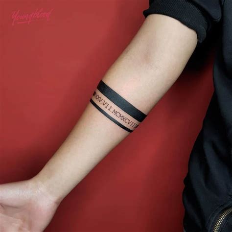 Band Tattoo Guide Meaning And 15 Tattoos Wrist Band Tattoo