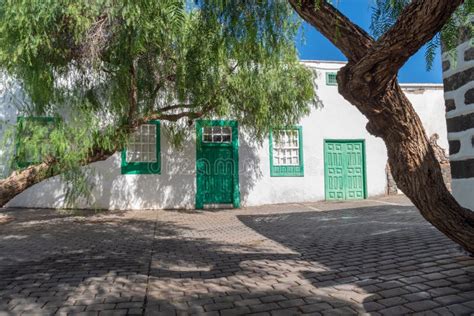 Fachada De Una Casa Canaria T Pica Foto De Archivo Imagen De Casa