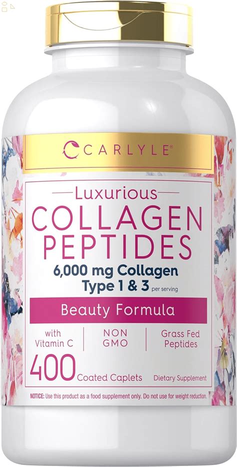 Collagen Peptides Mg Caplets With Vitamin C Type And