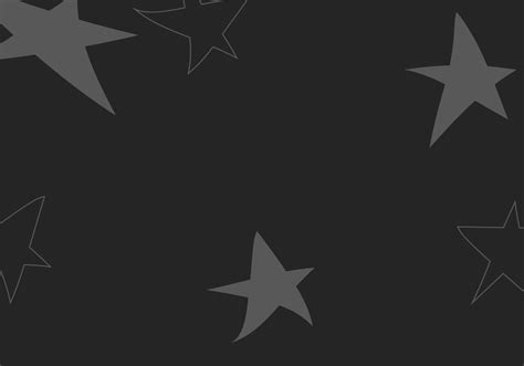 Abstract Gray Hand Draw Stars Background Vector Illustration