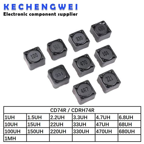 Pcs Smd Inductor Cd R Cdrh R Power Inductance Uh Uh Uh