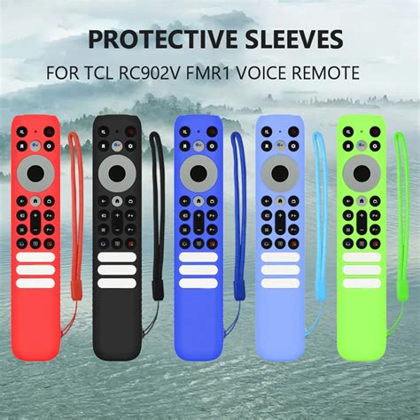 Silicone Remote Control Protective Cover With Lanyard Television Remote