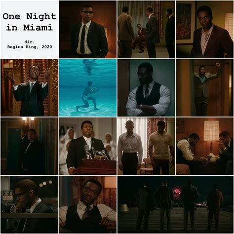 Movie Mosaics — One Night in Miami directed by Regina King, 2020