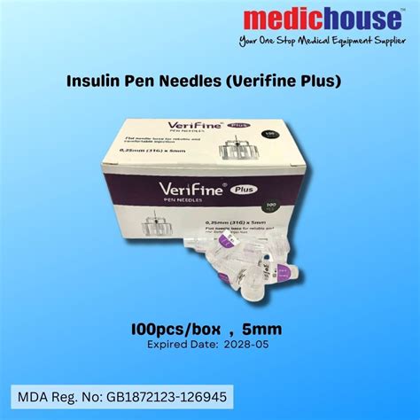 Verifine Plus Promisemed Pen Needles Jarum Insulin 5MM 100pcs