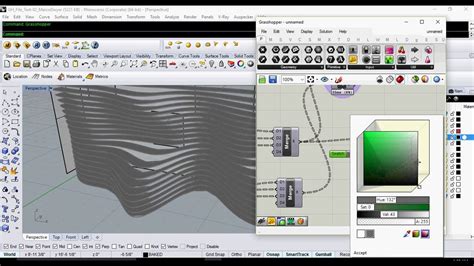 Parametric Wall Design Part 3 Of 4 Rhino Grasshopper Youtube