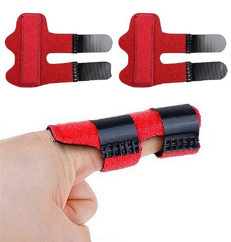 Finger splint , Trigger Arthritis Injuries Splints Straightenin Stabilize Sprains Adjustable ...