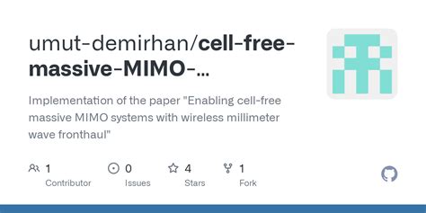 Github Umut Demirhan Cell Free Massive Mimo Mmwave Fronthaul