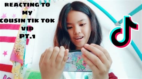 Vlog3 Reacting To My Cousin Tik Tok Video Part 1 Youtube