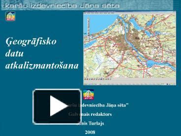 Ppt Tematiska Kartografija Powerpoint Presentation Free To View