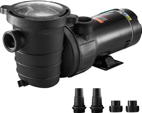 Amazon VEVOR Swimming Pool Pump 2 0HP 115 V 1500 W Single Speed