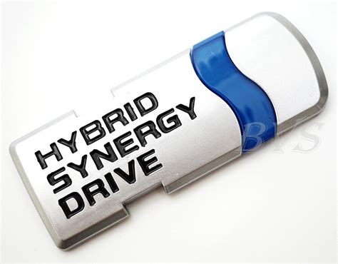 Hybrid Synergy Drive Abs Plastic Badge Emblem Sticker For Toyota Honda