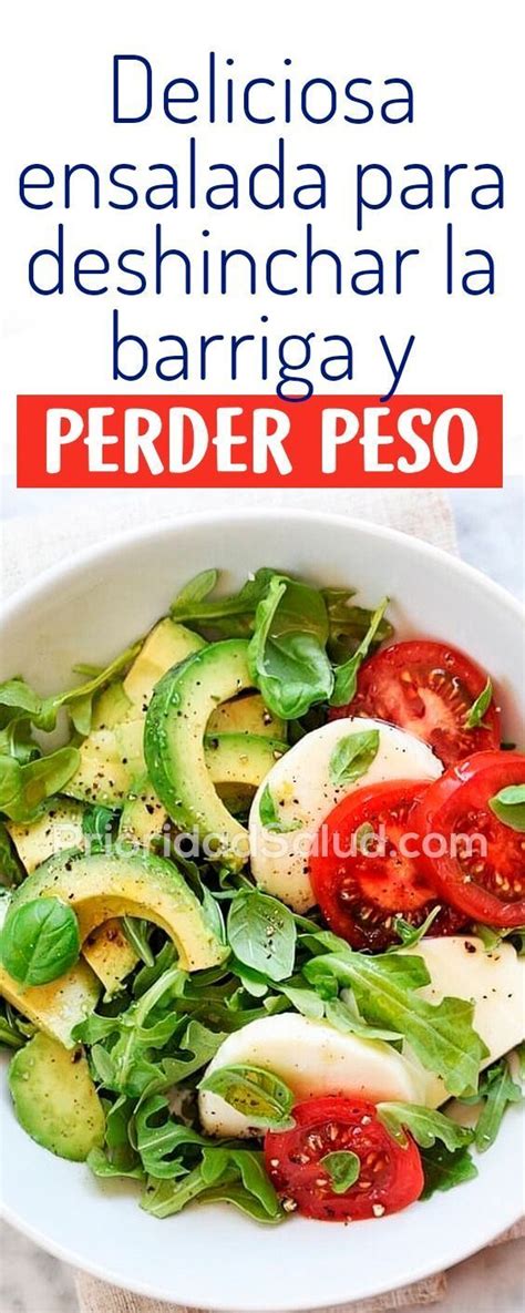 Deliciosa Ensalada Para Deshinchar La Barriga Quemar Grasas