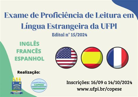 Exame De Profici Ncia Edital Copese Ufpi