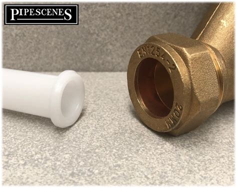 Brass 20mm Stopcock Tap For Blue Mdpe Water Main Pipe With 2 X Pipe Liners Ebay