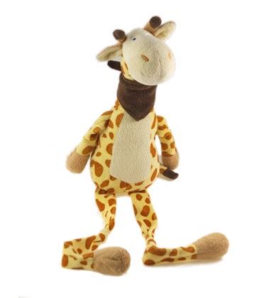 Peluche Doudou Girafe 25 Cm Assis 45 Cm Au Total Les Petites Marie Raynaud