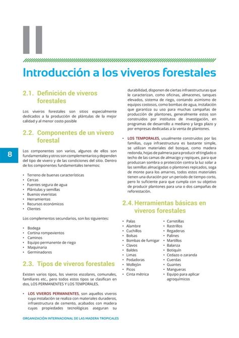 Manual De Viveros Forestales Peru Pdf