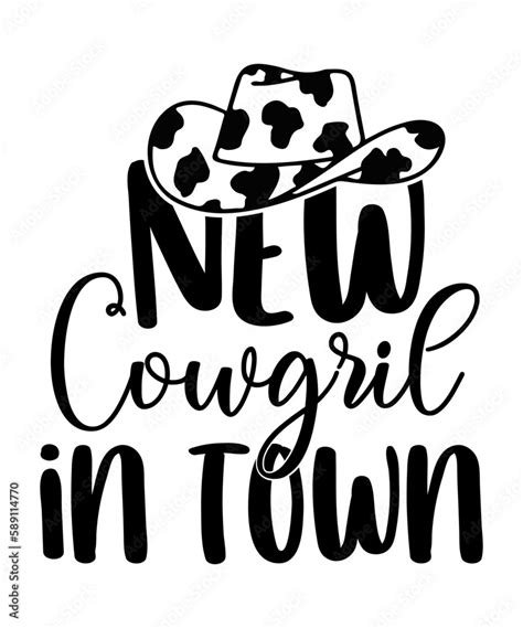 Plakat Cowgirl SVG PNG Cowboy SVG Western Svg Howdy Svg Wild West