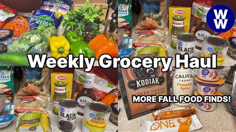 More New Fall Food Finds Weekly Grocery Haul Meal Plan Journey