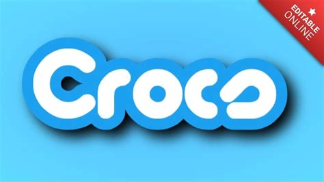 Crocs Twitter Generador De Efectos De Texto