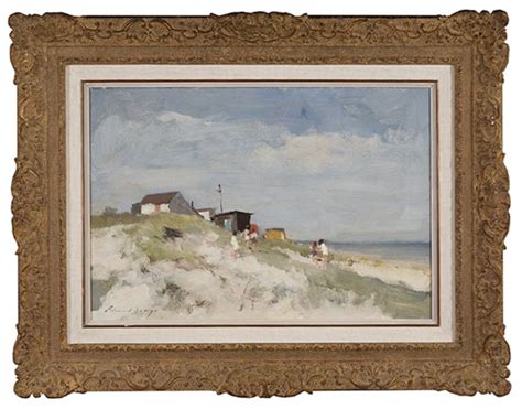 Beach Huts, Norfolk by Edward Seago on artnet