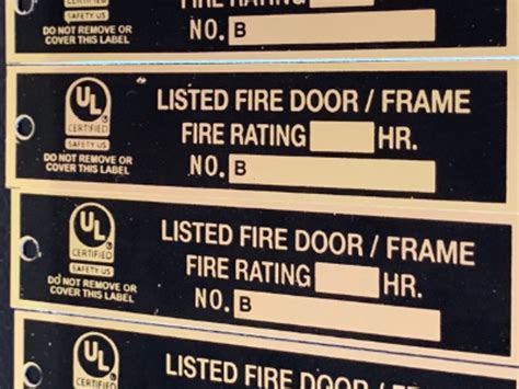 Ul Warns Of Counterfeit Ul Mark On Fire Doors And Fire Doorwindow