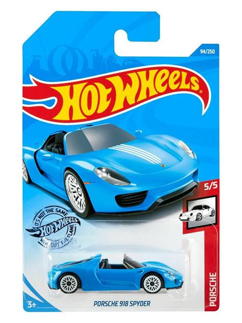 HOT WHEELS Porsche 918 Spyder 2018 Serisi 1 64 Ölçek Model Araç