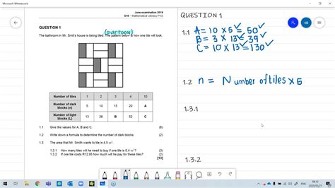 Grade 10 Mathematical Literacy June Examination Paper 1 Discussion Youtube