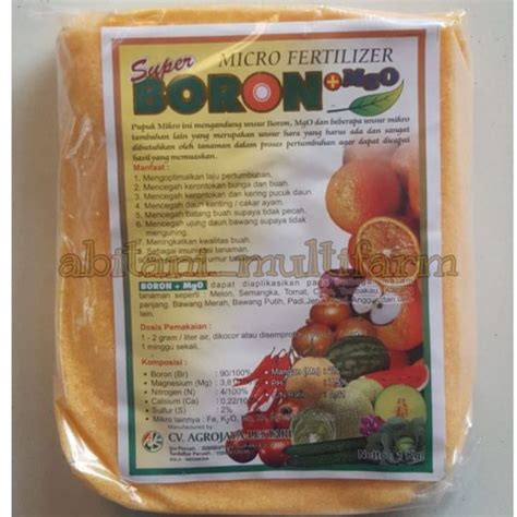 Jual Pupuk Mgo Boron Dan Fertilizer Kg Shopee Indonesia