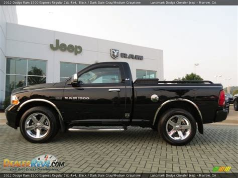 2012 Dodge Ram 1500 Express Regular Cab 4x4 Black Dark Slate Gray