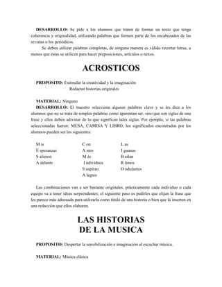 Juegos Para Estimular La Expresi N Oral Y Escrita PDF