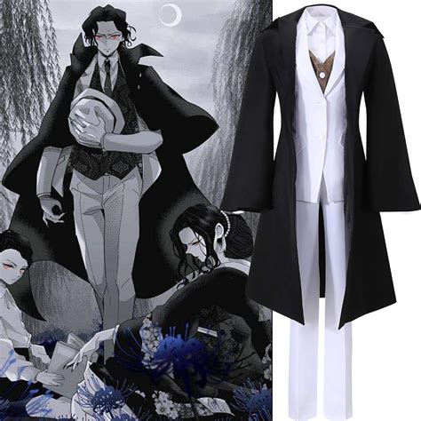 Cos Love Muzan Kibutsuji Cosplay Costumewhite Blazer Suit