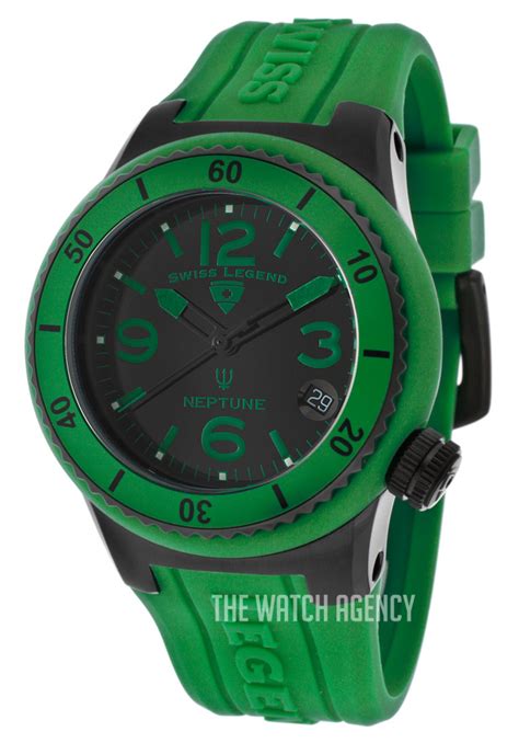 SL 11840P BB 01 GRN Swiss Legend Neptune TheWatchAgency