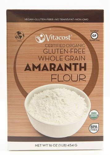 Vitacost Certified Organic Gluten Free Amaranth Flour Oz Fred Meyer