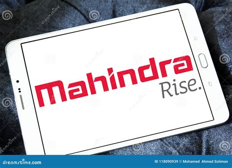 Mahindra Rise Company Logo Editorial Photo | CartoonDealer.com #118090857