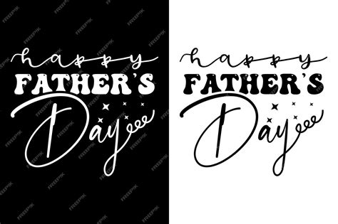 Diseño De Vector De Tipografía Feliz Día Del Padre Vector Gratuito Vector Premium