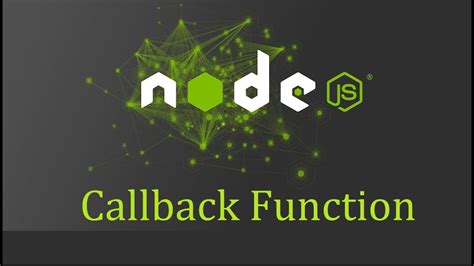 Node Js Tutorial For Beginners 4 Callback Function YouTube