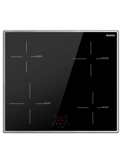 Karinear Induction Cooktop 4 Burner Electric Cooktop 24 Inch Built In