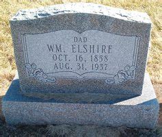 William P Elshire 1858 1937 Mémorial Find a Grave