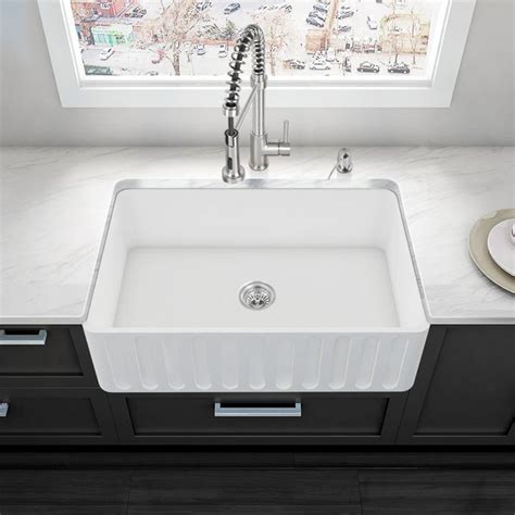 Deauville Acrylic White Undermount Kitchen Sink