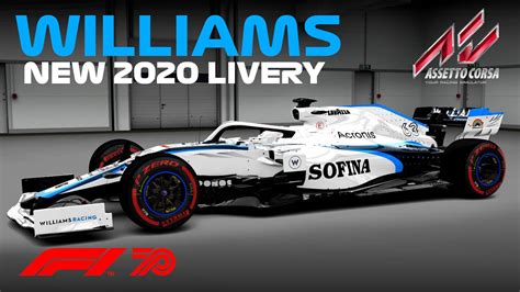 Williams New 2020 Livery Assetto Corsa Silverstone Hotlap YouTube