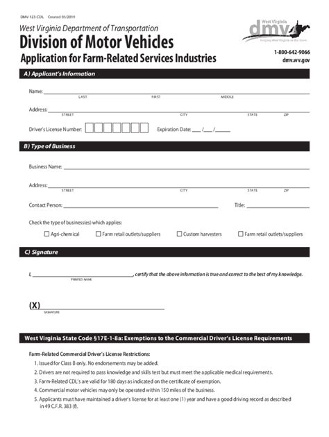 Fillable Online Transportation Wv Vehicle Registration System West